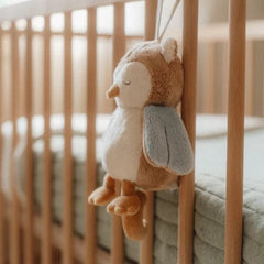 Little Dutch βρεφικά παιχνίδια LITTLE DUTCH. Υφασμάτινη μουσική κουκουβάγια Forest Friends GRS