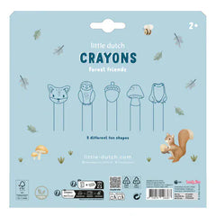 Little Dutch Διάφορα Ζωγραφικής LITTLE DUTCH. Κηρομπογιές Forest Friends