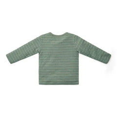 Little Dutch Μπλουζάκι LITTLE DUTCH. Μπλουζάκι μακρυμάνικο με τσέπη Forest Green Stripe
