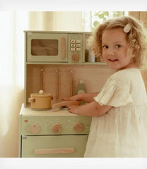 Little Dutch παιχνιδι ρολων Little Dutch Ξύλινη κουζίνα με αξεσουάρ παιχνιδιού Μέντα FSC