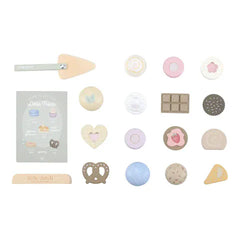 Little Dutch παιχνιδι ρολων LITTLE DUTCH. Ξύλινη διώροφη πιατέλα με γλυκίσματα FSC