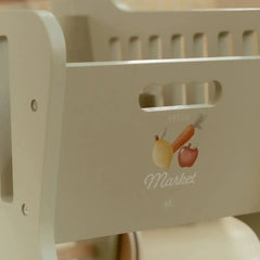 Little Dutch παιχνιδι ρολων LITTLE DUTCH. Ξύλινο καροτσάκι αγορών FSC