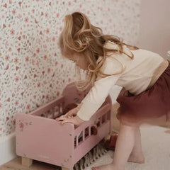 Little Dutch παιχνιδι ρολων LITTLE DUTCH. Ξύλινο κρεβατάκι για κούκλες FSC