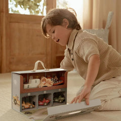 Little Dutch Παιχνίδια Δραστηριοτήτων Little Dutch Βαλιτσάκι παιχνιδιού με πίστα αγώνων FSC