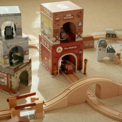 Little Dutch Παιχνίδια Δραστηριοτήτων LITTLE DUTCH. Πυραμίδα ταξινόμησης με αυτοκινητάκια FSC