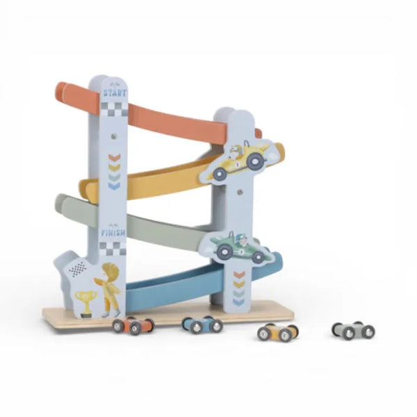Little Dutch Βρεφικά Παιχνίδια Δραστηριοτήτων LITTLE DUTCH. Ξύλινη πίστα αγώνων με αυτοκινητάκια FSC