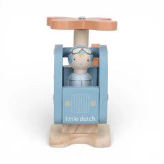 Little Dutch Αυτοκίνητάκια LITTLE DUTCH. Ξύλινο παιχνίδι ελικοπτεράκι FSC