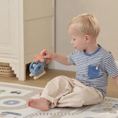 Little Dutch Αυτοκίνητάκια LITTLE DUTCH. Ξύλινο παιχνίδι ελικοπτεράκι FSC