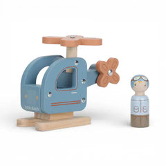 Little Dutch Αυτοκίνητάκια LITTLE DUTCH. Ξύλινο παιχνίδι ελικοπτεράκι FSC