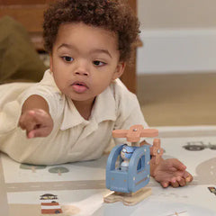 Little Dutch Αυτοκίνητάκια LITTLE DUTCH. Ξύλινο παιχνίδι ελικοπτεράκι FSC