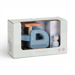 Little Dutch Αυτοκίνητάκια LITTLE DUTCH. Ξύλινο παιχνίδι ελικοπτεράκι FSC