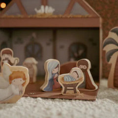 Little Dutch Παιχνίδια Δραστηριοτήτων LITTLE DUTCH. Σετ φάτνη με φιγούρες FSC