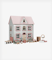 Little Dutch ξύλινα παιχνίδια Little Dutch Ξύλινο κουκλόσπιτο FSC ροζ