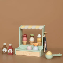 Little Dutch ξύλινα παιχνίδια LITTLE DUTCH. Ξύλινο σετ παιχνιδιού παγωτατζίδικο FSC