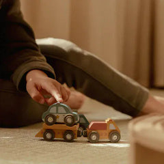 Little Dutch Αυτοκίνητάκια LITTLE DUTCH. Σετ ξύλινων οχημάτων παιχνιδιού FSC