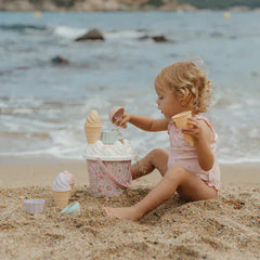 Little Dutch Παιχνίδια θαλάσσης LITTLE DUTCH. Σετ κουβαδάκια παραλίας Ice Cream Dreamy Mermaid Ροζ