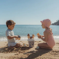 Little Dutch Παιχνίδια θαλάσσης LITTLE DUTCH. Σετ κουβαδάκια παραλίας Ice Cream Ocean World Μπλε