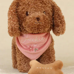 Little Dutch παιχνιδι ρολων LITTLE DUTCH. Υφασμάτινο σκυλάκι Jackie σε καλαθούνα GRS