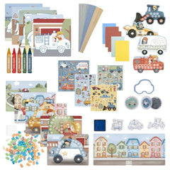 Little Dutch Ζωγραφική - Καλλιτεχνικά - Παζλ LITTLE DUTCH. Μεγάλο σετ ζωγραφικής - κατασκευών σε κουτί Jim