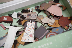 Little Dutch Μαγνητικά Παιχνίδια LITTLE DUTCH. Μαγνητικό παιχνίδι σύνθεσης εικόνων σε κασετίνα Jim & Rosa