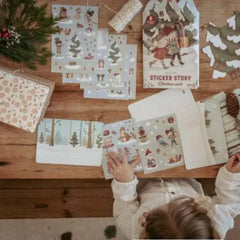 Little Dutch Ζωγραφική - Καλλιτεχνικά - Παζλ LITTLE DUTCH. Σετ με Χριστουγεννιάτικα αυτοκόλλητα