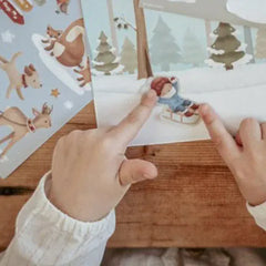 Little Dutch Ζωγραφική - Καλλιτεχνικά - Παζλ LITTLE DUTCH. Σετ με Χριστουγεννιάτικα αυτοκόλλητα