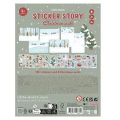 Little Dutch Ζωγραφική - Καλλιτεχνικά - Παζλ LITTLE DUTCH. Σετ με Χριστουγεννιάτικα αυτοκόλλητα
