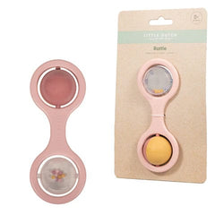 Little Dutch κουδουνίστρα LITTLE DUTCH. Κουδουνίστρα με περιστρεφόμενη μπαλίτσα Ροζ