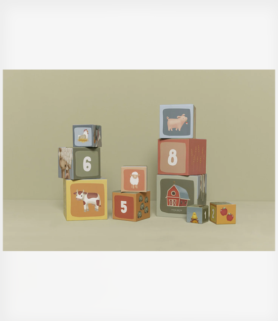 Little Dutch Βρεφικά Παιχνίδια Δραστηριοτήτων Little Dutch Πυραμίδα ταξινόμησης Little Farm FSC