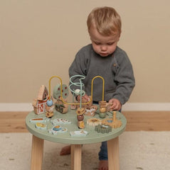 Little Dutch Βρεφικά Παιχνίδια Δραστηριοτήτων LITTLE DUTCH. Ξύλινο τραπέζι δραστηριοτήτων Little Farm FSC