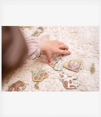 Little Dutch πάζλ Little Dutch Μαγνητικό παιχνίδι σύνθεσης εικόνων σε κασετίνα Little Farm FSC