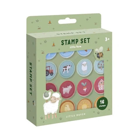 Little Dutch Ζωγραφική - Καλλιτεχνικά - Παζλ LITTLE DUTCH. Σετ σφραγίδες Little Farm