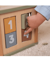 Little Dutch Βρεφικά Παιχνίδια Δραστηριοτήτων Little Dutch Ξύλινος κύβος δραστηριοτήτων με προγραφή Little Farm LD7131