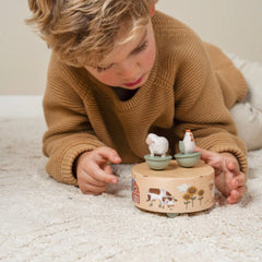 Little Dutch ξύλινα παιχνίδια LITTLE DUTCH. Μουσικό κουτί Little Farm