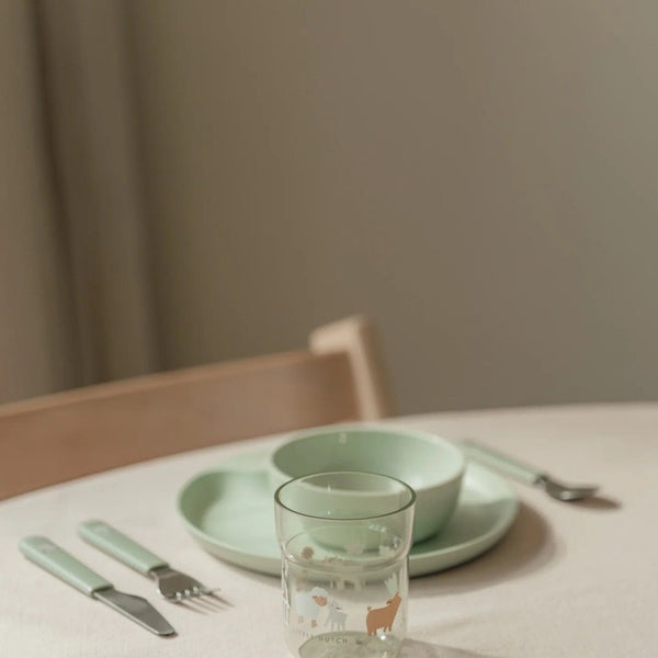 Little Dutch Βρεφικά & Παιδικά Πιατάκια & Μπωλ LITTLE DUTCH. Παιδικό μπολ φαγητού Little Farm (απαλό πράσινο)