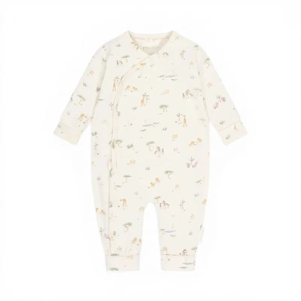 Little Dutch Βρεφικά Φορμάκια 2-4M (62 CM) LITTLE DUTCH. Ολόσωμο φορμάκι κρουαζέ Little Safari