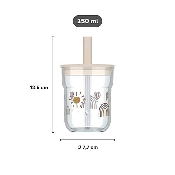 Little Dutch Βρεφικά & Παιδικά Ποτηράκια LITTLE DUTCH. Παιδικό ποτήρι με καλαμάκι Mio 250 ml - Fairy Garden