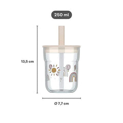 Little Dutch Βρεφικά & Παιδικά Ποτηράκια LITTLE DUTCH. Παιδικό ποτήρι με καλαμάκι Mio 250 ml - Fairy Garden