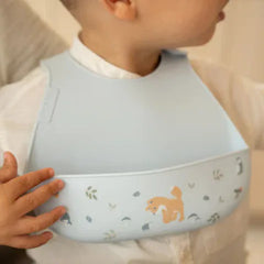 Little Dutch σαλιάρα LITTLE DUTCH. Σαλιάρα σιλικόνης Mio Forest Friends