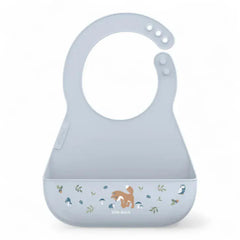 Little Dutch σαλιάρα LITTLE DUTCH. Σαλιάρα σιλικόνης Mio Forest Friends