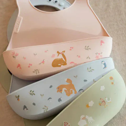 Little Dutch σαλιάρα LITTLE DUTCH. Σαλιάρα σιλικόνης Mio Little Farm