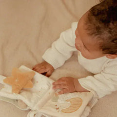 Little Dutch Βρεφικά Παιχνίδια Δραστηριοτήτων LITTLE DUTCH. Υφασμάτινο βιβλιαράκι δραστηριοτήτων μικρό Newborn Naturals GRS