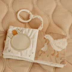 Little Dutch Βρεφικά Παιχνίδια Δραστηριοτήτων LITTLE DUTCH. Υφασμάτινο βιβλιαράκι δραστηριοτήτων μικρό Newborn Naturals GRS