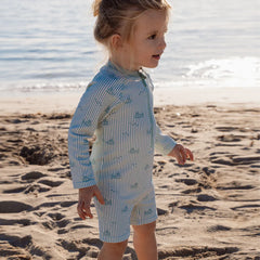 Little Dutch μαγιό LITTLE DUTCH. Ολόσωμο μακρυμάνικο μαγιό Ocean Adventure