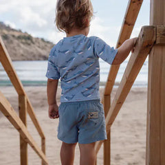 Little Dutch μαγιό LITTLE DUTCH. Παιδικό μαγιό βερμούδα για αγόρια Ocean Blue