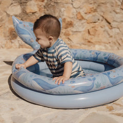 Little Dutch μαγιό LITTLE DUTCH. Ολόσωμο κοντομάνικο μαγιό Ocean Blue Stripes