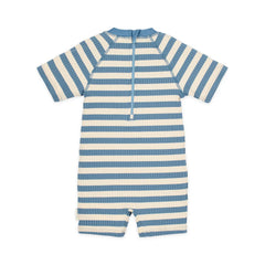 Little Dutch μαγιό LITTLE DUTCH. Ολόσωμο κοντομάνικο μαγιό Ocean Blue Stripes