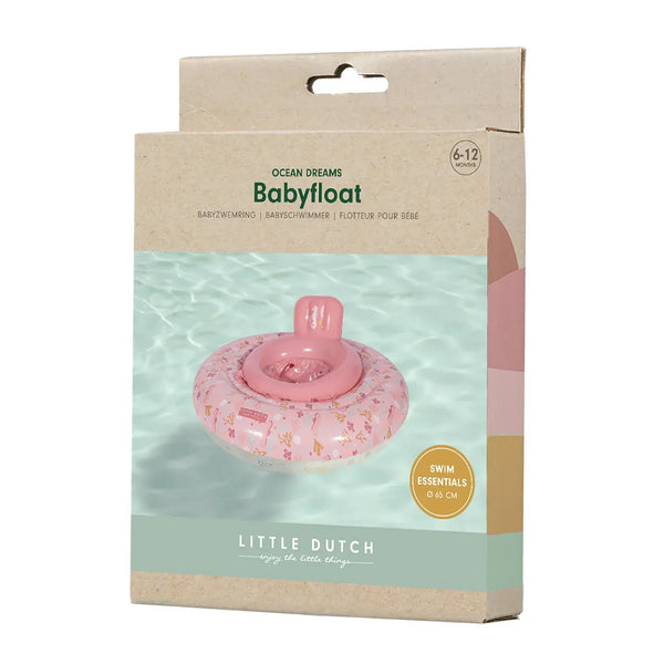 Little Dutch Παιχνίδια θαλάσσης LITTLE DUTCH. Βρεφικό σωσίβιο Ocean Dreams Ροζ