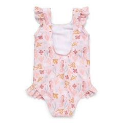 Little Dutch μαγιό LITTLE DUTCH Ολόσωμο μαγιό με βολάν Ocean dreams Pink