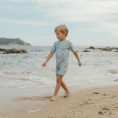 Little Dutch μαγιό LITTLE DUTCH. Ολόσωμο κοντομάνικο μαγιό Ocean Friends